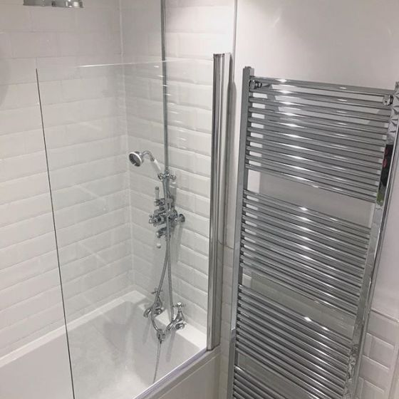 Neptune Chrome Heated Towel Rail