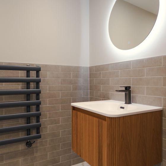 Gambino Decor Grey Matt Ceramic Brick Tile