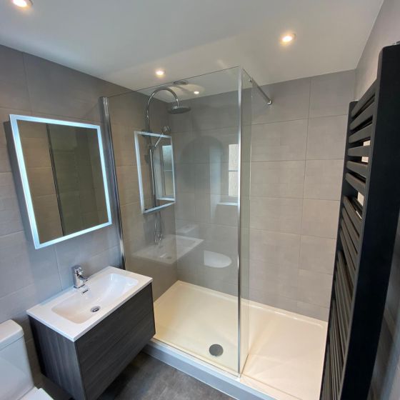 Bolero Grey Linear Vanity Unit