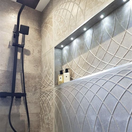 Fontana Ceniza Décor Porcelain Tile