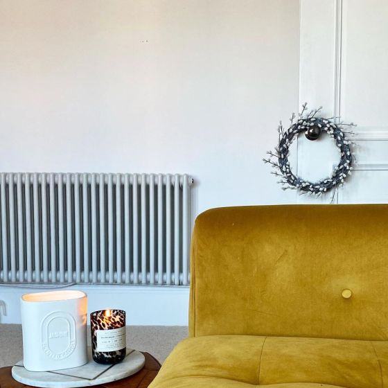 Upton White Horizontal Radiator