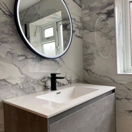 Odion Concrete Wall Mounted Vanity Unit