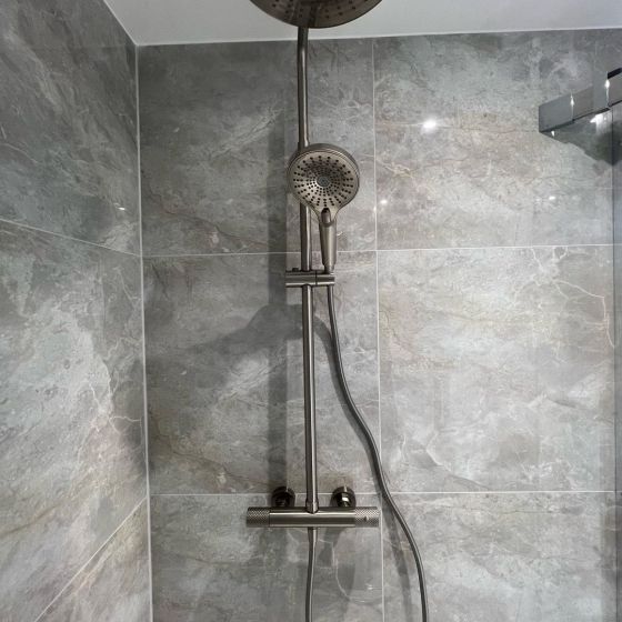 Moray Gun Metal Thermostatic Shower Pack