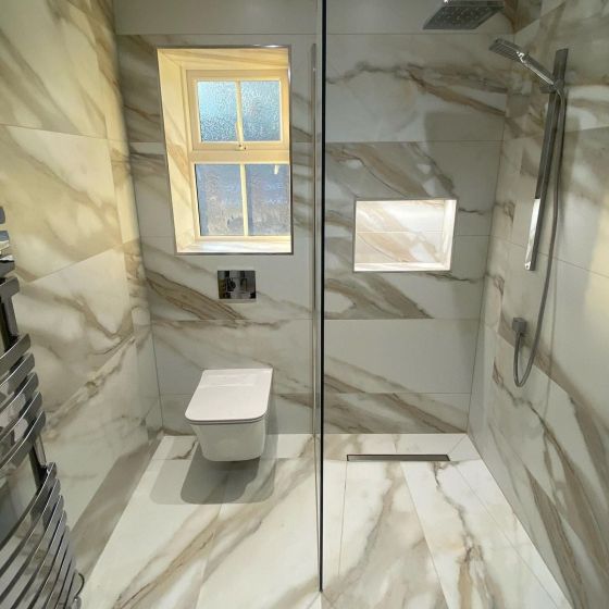 Colchester Beige Marble Porcelain Tile