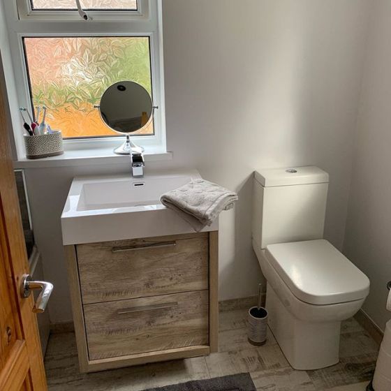 Winslow Light Oak Vanity Unit