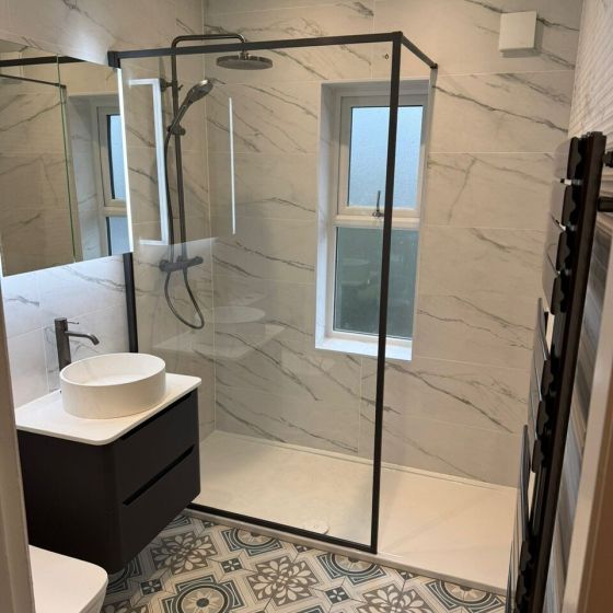 Bilbao Grey Patterned Matt Ceramic Tiles