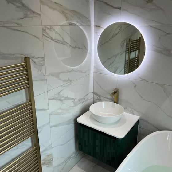 Polar Gold Polished Porcelain Tile 600x1200mm