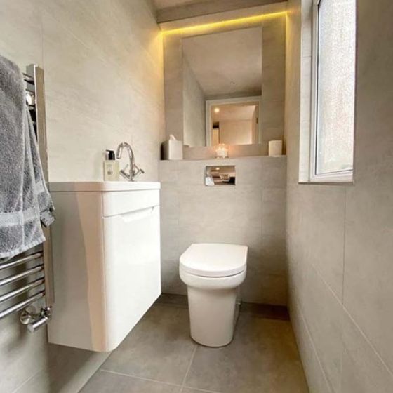 Ellis White Cloakroom Vanity Unit