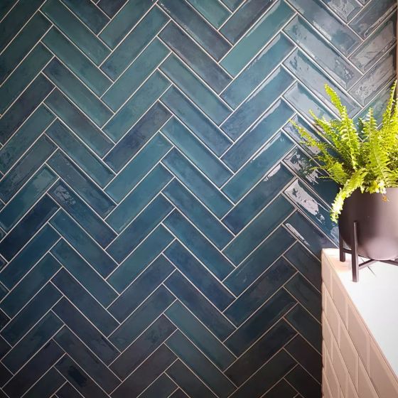 Navajo Blue Brick Tiles