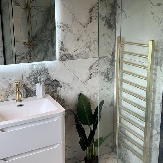 Ellis White Wall Hung Vanity