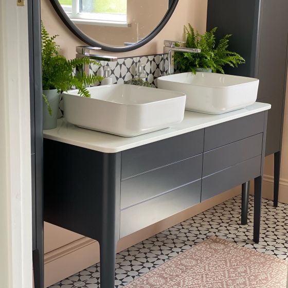 Stonehouse 1200mm Slate Grey Vanity Unit