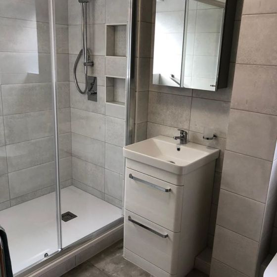 Esk White Vanity Unit