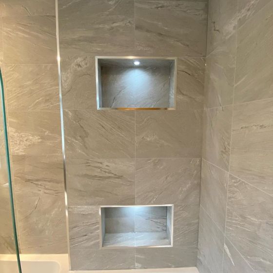 Brookfield Silver Porcelain Tile