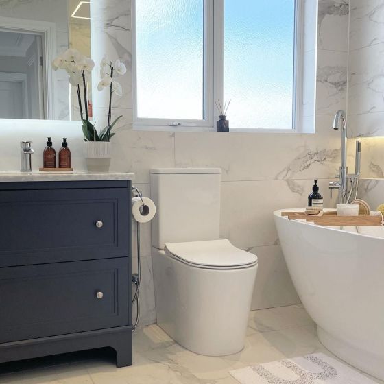 Zadok Rimless Close Coupled Toilet