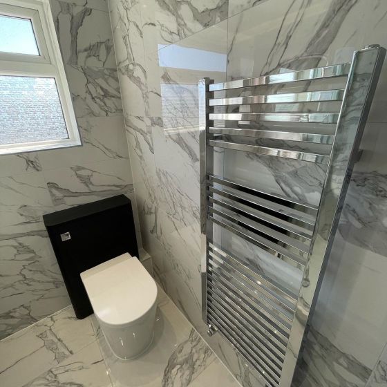 Vest Chrome Designer Heated Towel Rail