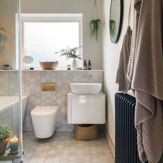 Callerton White High Gloss Wall Hung Vanity