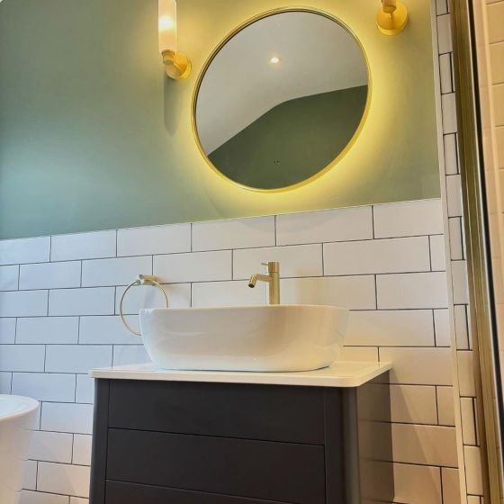 Stonehouse 650mm Slate Grey Vanity Unit