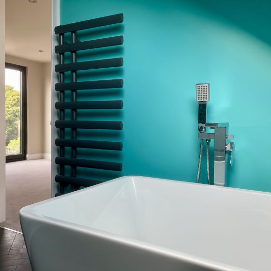 Dunwell Grey Designer Heated Towel Rail