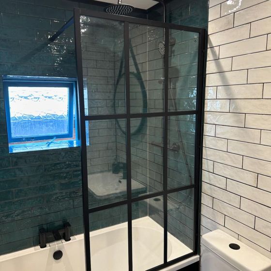 Bergamo Blue Porcelain Brick Tile
