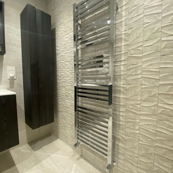 Vest Chrome Heated Towel Rail