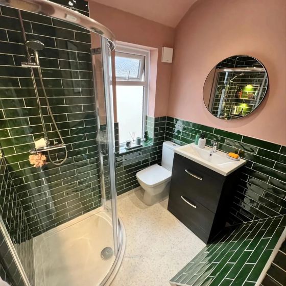 Sapporo Green Gloss Ceramic Brick Tile