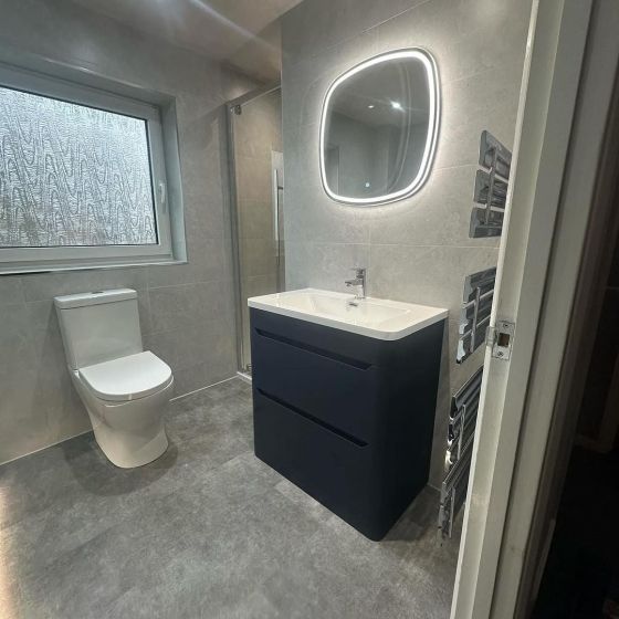 Graffi Grey Matt Porcelain Tile - 600x1200mm