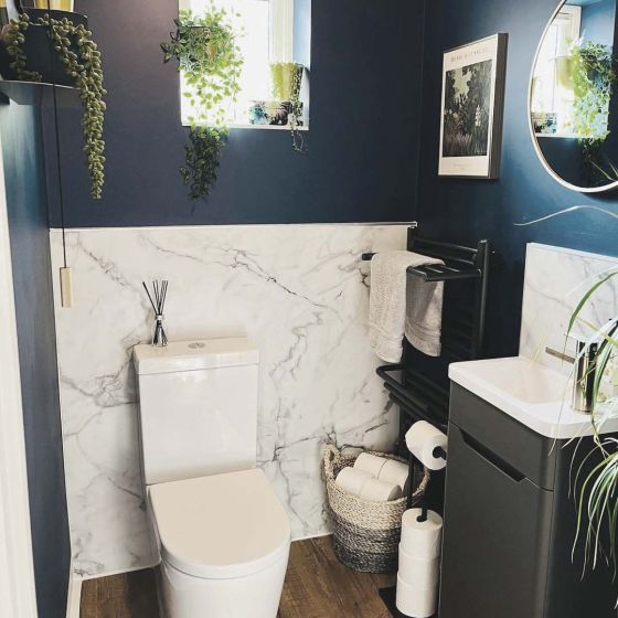Ellis Charcoal Cloakroom Vanity Unit