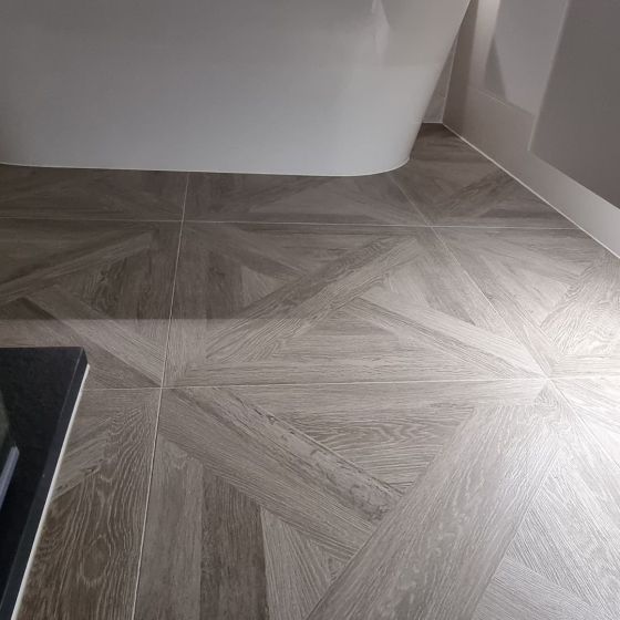 Parker Mercury Wood Effect Matt Porcelain Tile