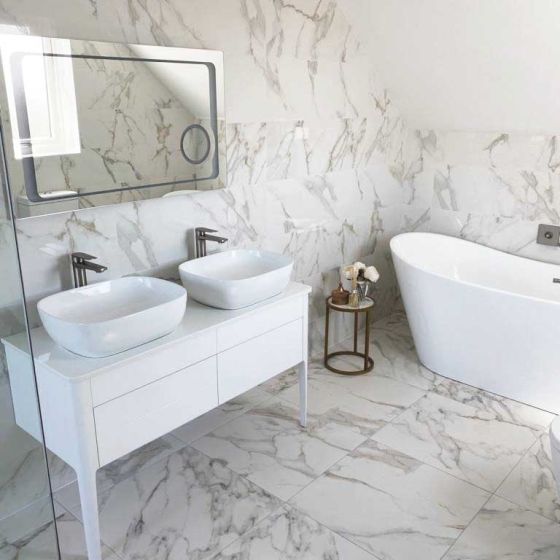 Stonehouse 1200mm White Vanity Unit