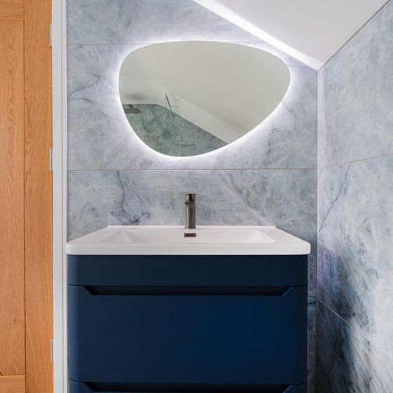 Ellis Royal Blue Floor Standing Vanity Unit