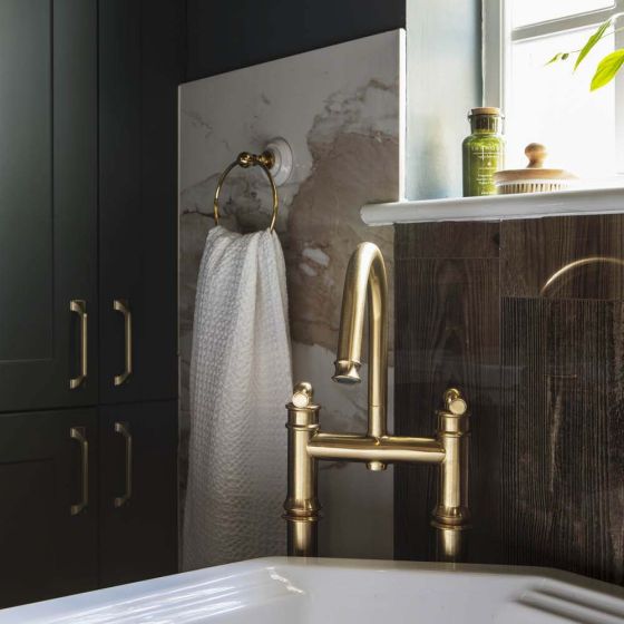 Rainford Antique Gold Bath Filler Tap