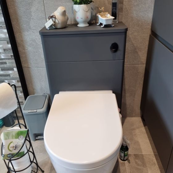 Ellis WC Unit in Charcoal