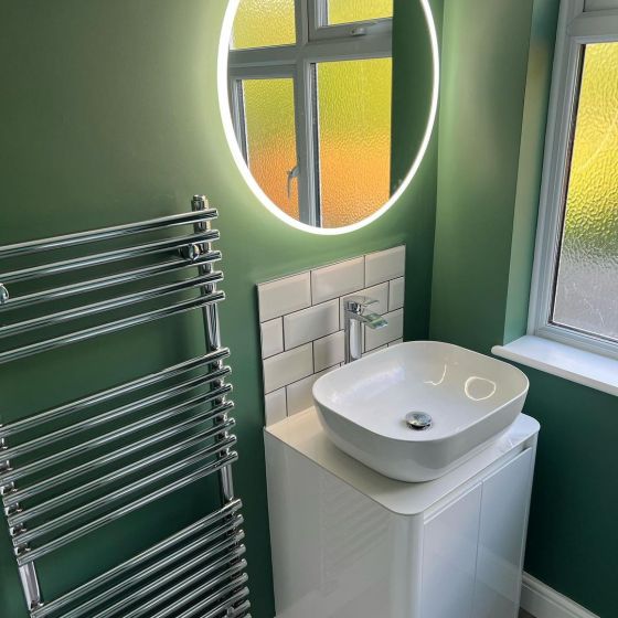 Tall Counter Top Basin Mixer Tap Curved Bathroom Sink Tap,Polish Gold - View #4