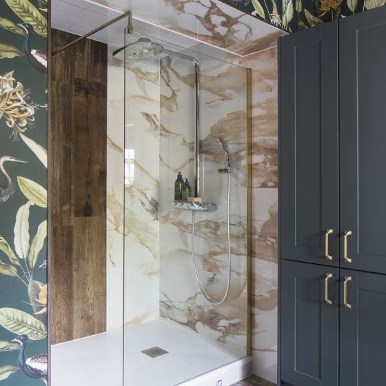 Charlie Beige Marble Gloss Porcelain Tile