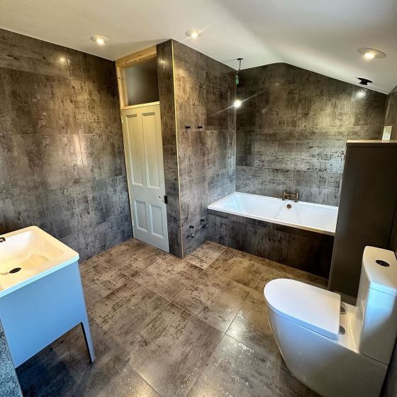 Metallon Steel Semi-Polished Metallic Porcelain Tile