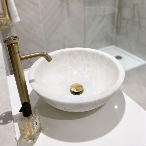 Urban Brushed Gold Tall Basin Tap