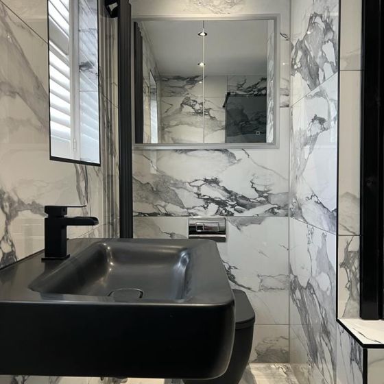 Micheli Black Wall Hung Basin