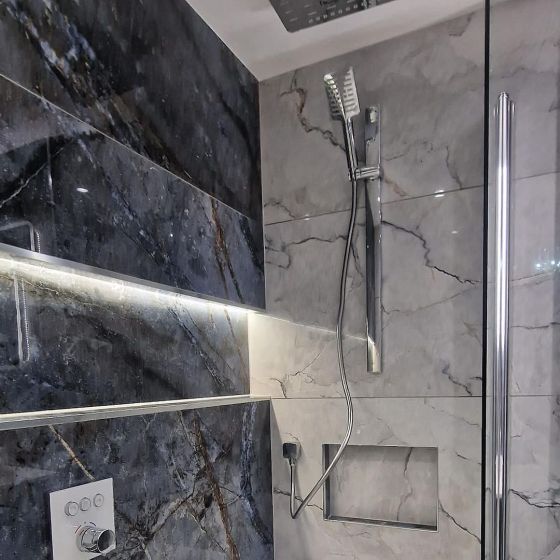 Stockton Blue Gloss Porcelain Tile