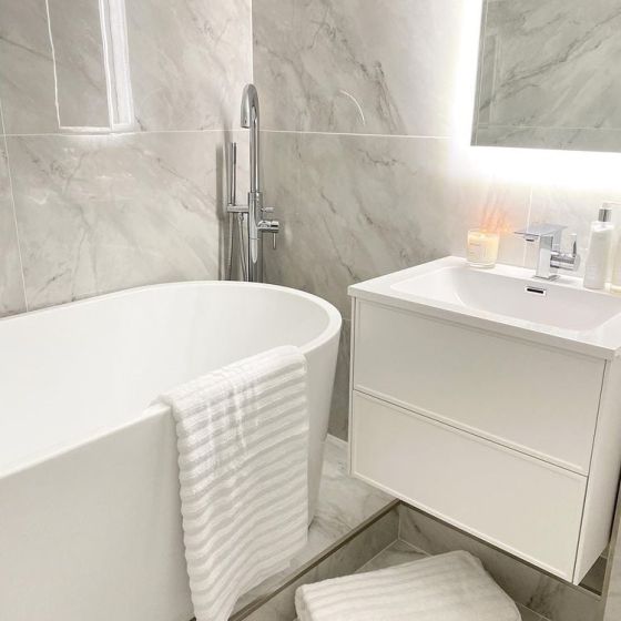 Kendal White Vanity Unit