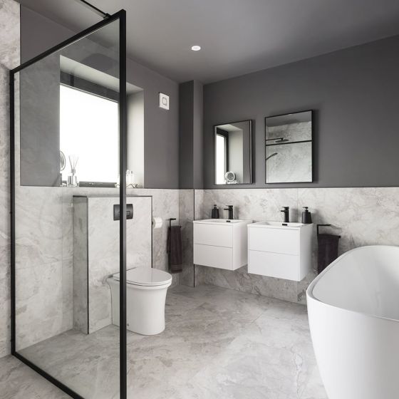 Delilah Cloud Matt Porcelain Tile