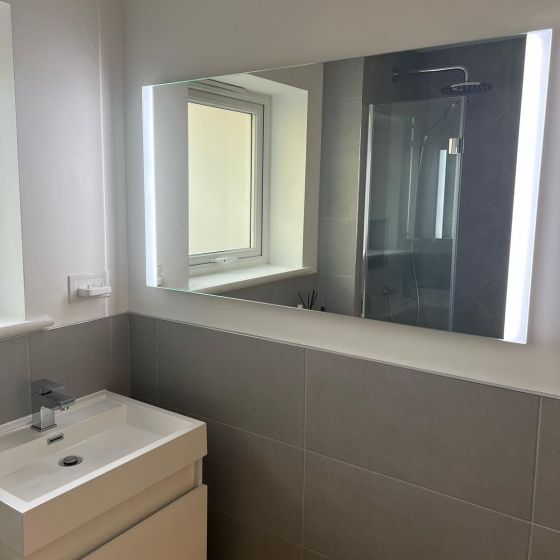 Neptune LED Mirror with Demister & Infra Red Sensor