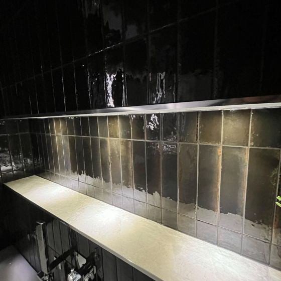 Bergamo Black Brick Tile