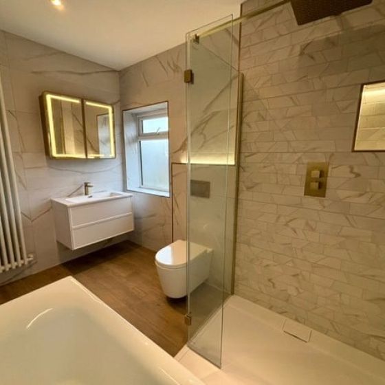Salzburg Gold Matt Ceramic Tile 1200x400mm