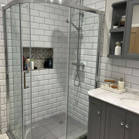 Fabio Single Sliding Door Quadrant Enclosure