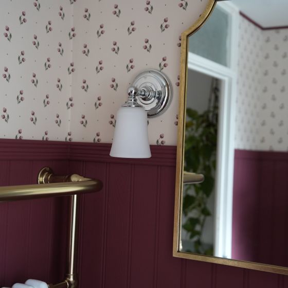 Hive White and Gold Heated Towel Rail
