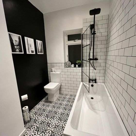 Dorchester Black Porcelain Tile