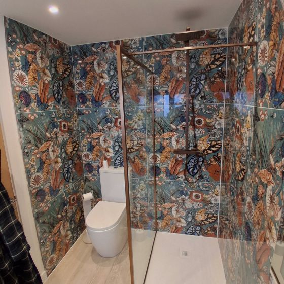 Saigon Aqua Decor Polished Porcelain Tile