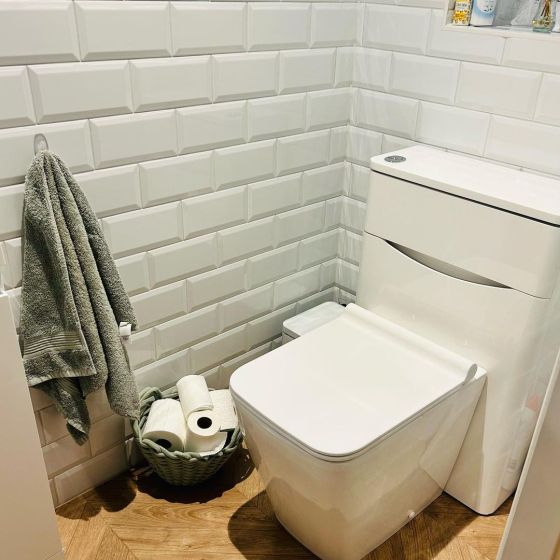 Erin WC Unit in White Gloss