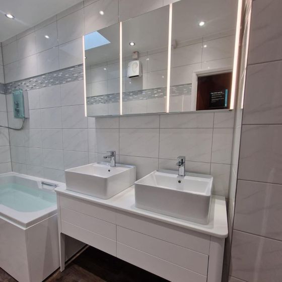 Stonehouse 1200mm White Vanity Unit