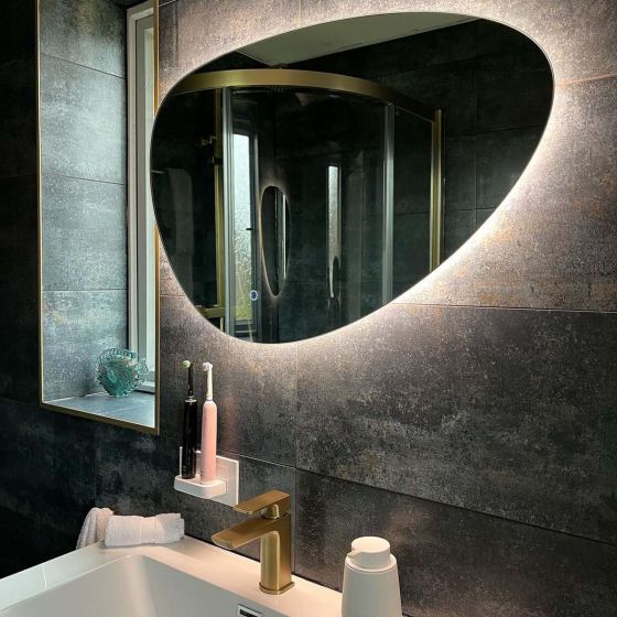 Ivy Pebble Backlit LED Mirror